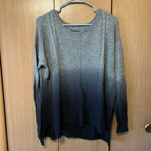 American Eagle Outfitters Gray to Black Ombre Sweater